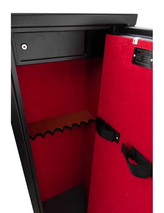 Coffre-fort 10 armes Rietti 150cm -3mm serrure à clefs - Natusport