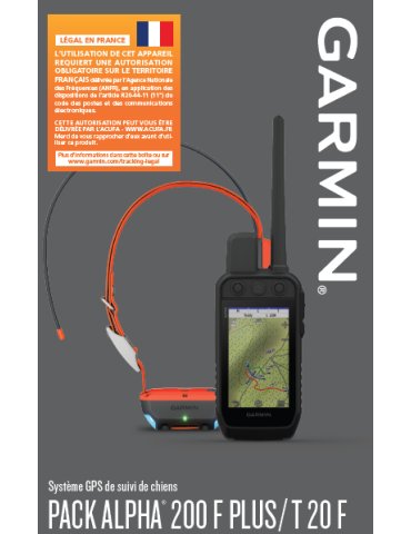 Pack GPS Garmin Alpha 200F Plus T20 - Natusport