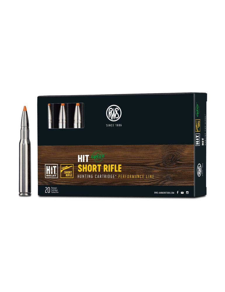 RWS Hit 8x57 JS 160 grains sans plomb