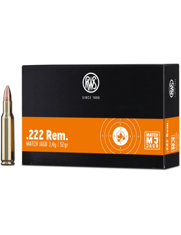 RWS Match Jagd 222 Rem 52 grains