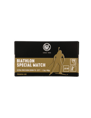 RWS Biathlon Spécial Match 22 LR 40 grains
