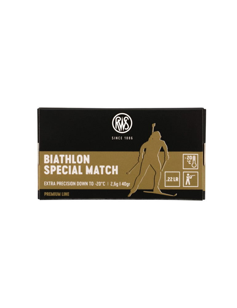 RWS Biathlon Spécial Match 22 LR 40 grains