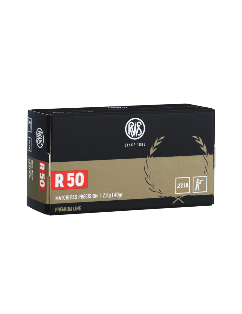 RWS R 50 .22 LR .40 grains