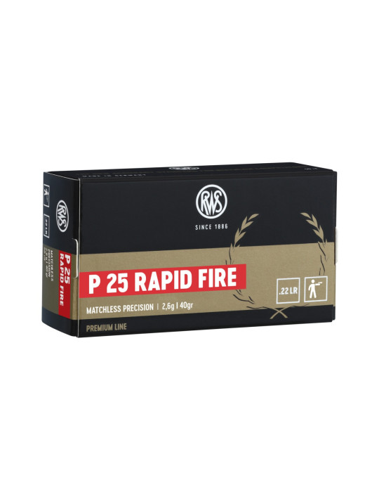 RWS P25 Rapid Fire 22 lr 40 grains