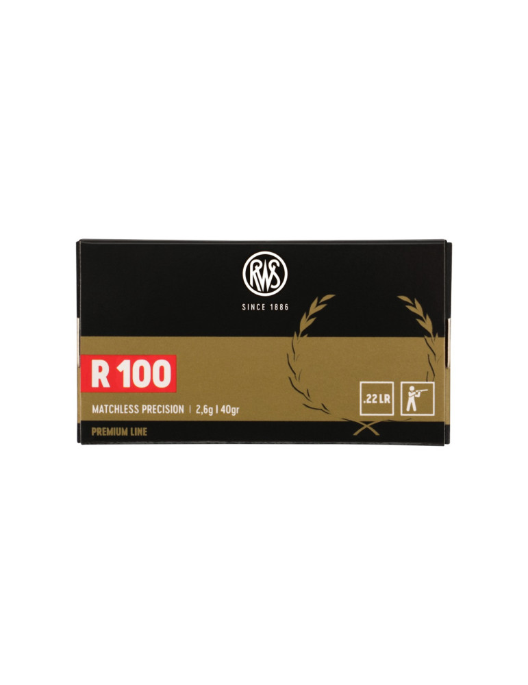 RWS R 100 .22 LR 40 grains