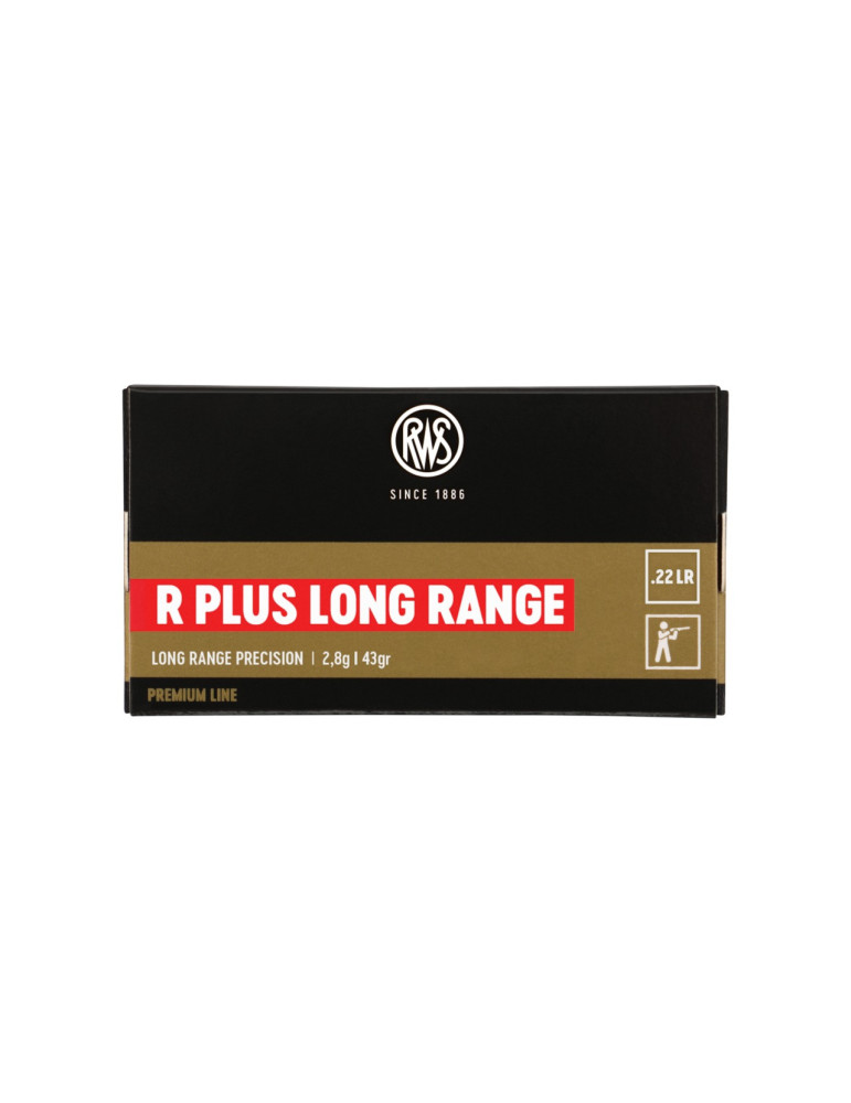 RWS R Plus Long Range 22 LR 43 grains