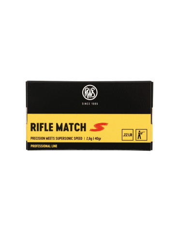 RWS Rifle Match S 22 LR 40 grains