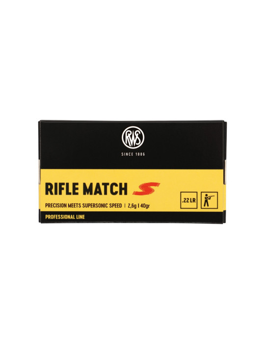 RWS Rifle Match S 22 LR 40 grains