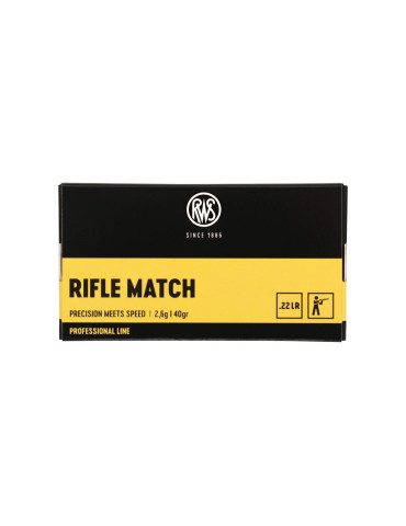 RWS Rifle Match.22 LR 40 grains
