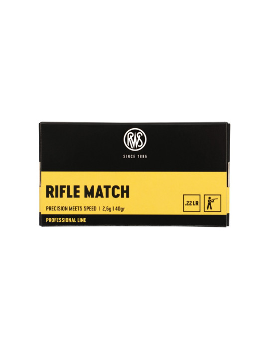 RWS Rifle Match.22 LR 40 grains