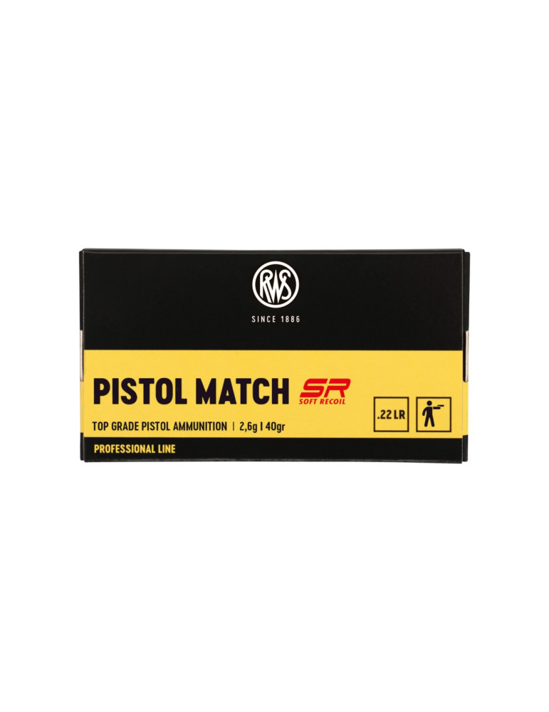 RWS Pistol Match SR 22 LR 40 grains