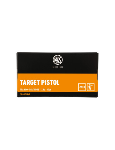 RWS Target Pistol .22 LR 40gr Bte 50 - Natusport