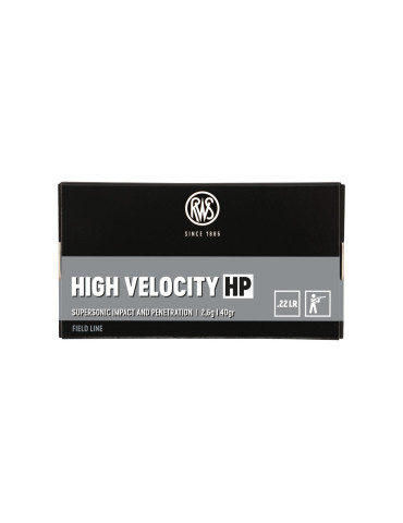 RWS High Velocity HP 22 LR 40 grains