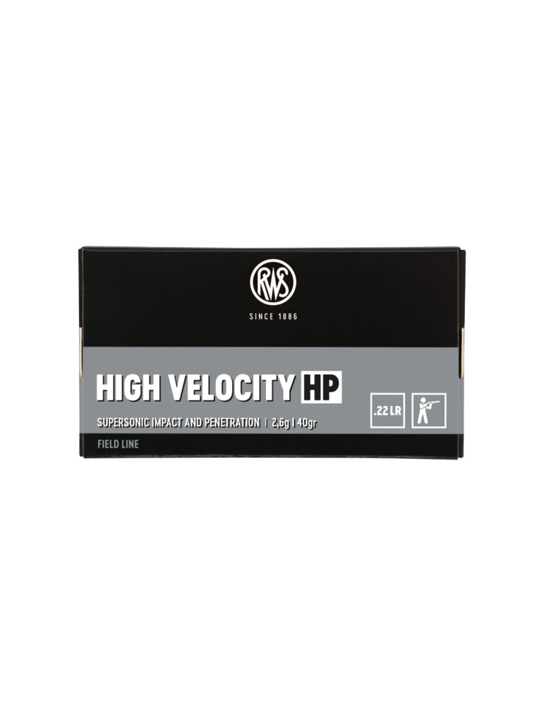 RWS High Velocity HP 22 LR 40 grains