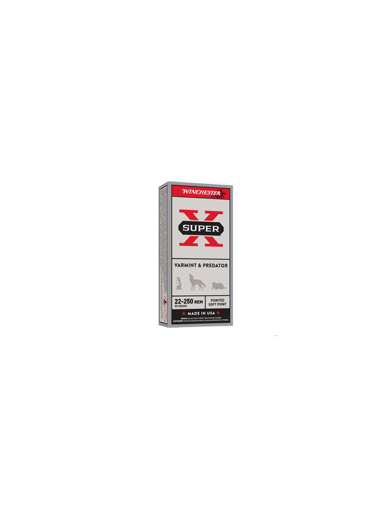 Winchester Power-Point 22-250 Rem.55 grains