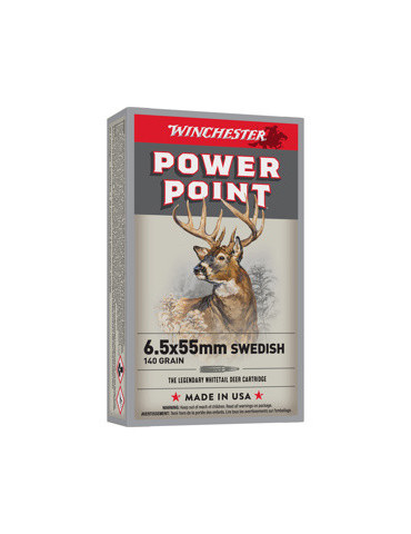 Winchester Power-Point 6.5x55 SWD 140 grains