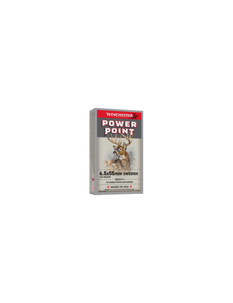 Winchester Power-Point 6.5x55 SWD 140 grains