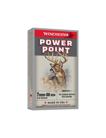 Winchester Power-Point 7 mm - 08 Rem 140 grains