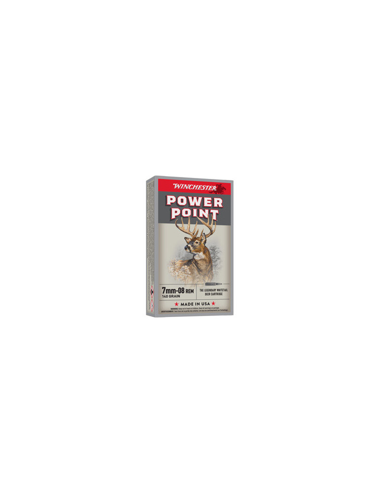Winchester Power-Point 7 mm - 08 Rem 140 grains