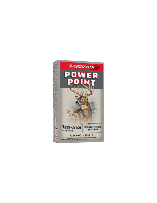 Winchester Power-Point 7 mm - 08 Rem 140 grains