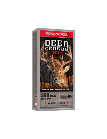 Winchester .300 BLK. Extreme point 150 gr