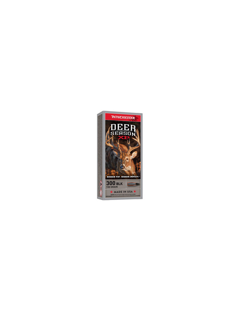 Winchester .300 BLK. Extreme point 150 gr
