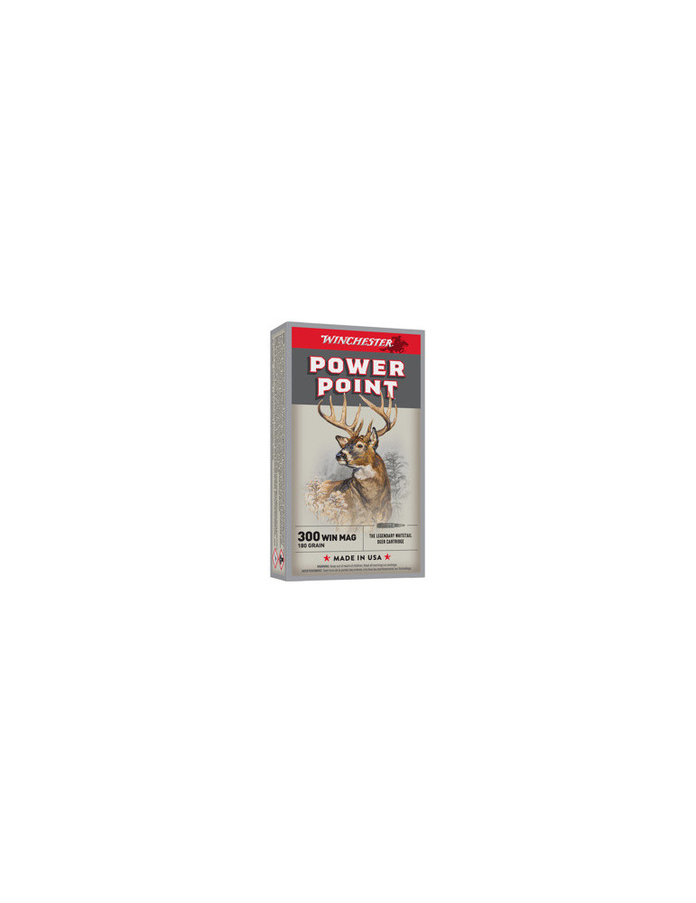 Winchester Power-Point 300 Win. Mag.180 grains