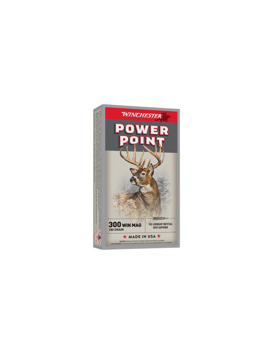 Winchester Power-Point 300 Win. Mag.180 grains