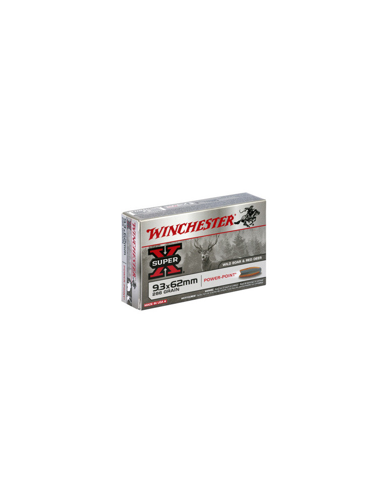 Winchester Power-Point 9.3x62. 286 grains
