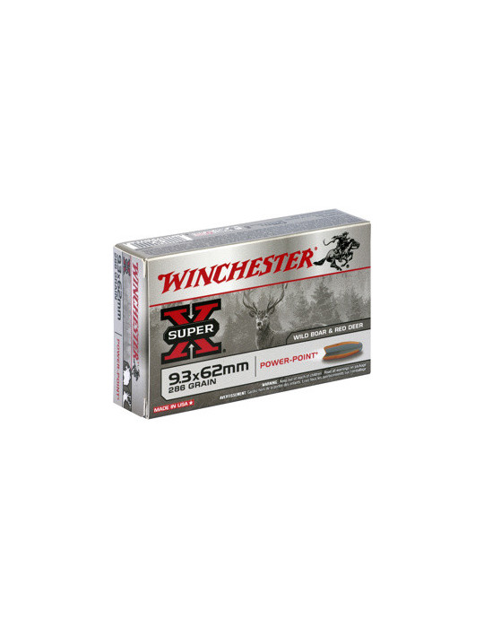 Winchester Power-Point 9.3x62. 286 grains