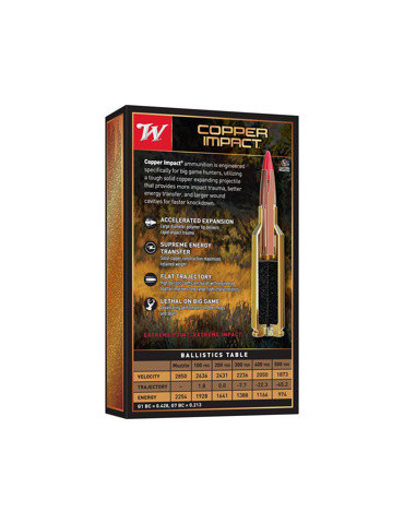 Winchester Extreme-Point Copper Impact 6.5 Creedmoor 120 grains 2