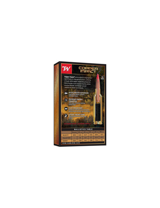 Winchester Extreme-Point Copper Impact 6.5 Creedmoor 120 grains