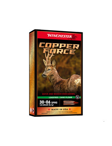 Winchester Copper Force 30-06 Sprg 125 grains