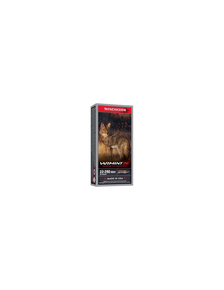 Winchester Varmint X 22-250 Rem 55 grains
