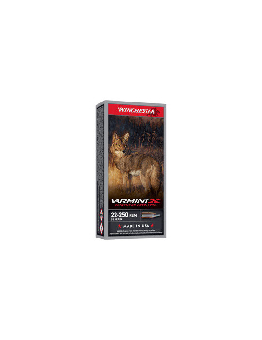 Winchester Varmint X 22-250 Rem 55 grains