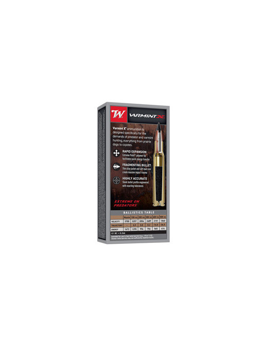 Winchester Varmint X 22-250 Rem 55 grains