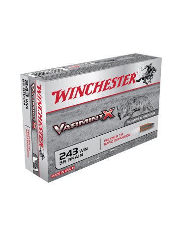 Winchester Varmint-X .243 Win.58 grains
