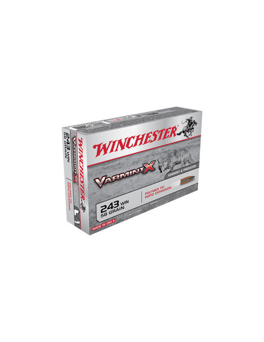 Winchester Varmint-X .243 Win.58 grains