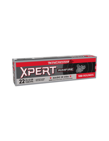 Winchester XPERT 22 LR Copper Plated 42 grains
