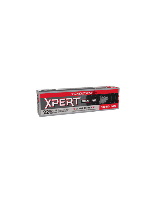 Winchester XPERT 22 LR Copper Plated 42 grains