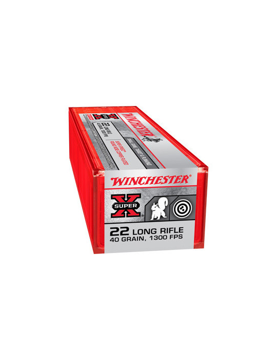 Winchester SUPER-X 22 LR 40 grains Copper Plated