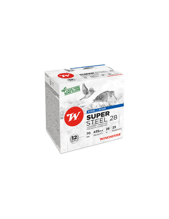 Winchester Super Steel 12/70 Cartouche acier