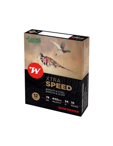 Winchester X-Tra Speed 12/76 Acier &Bismuth 34 gr