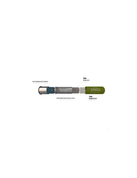 Winchester X-Tra Speed 12/76 Acier &Bismuth 34 gr
