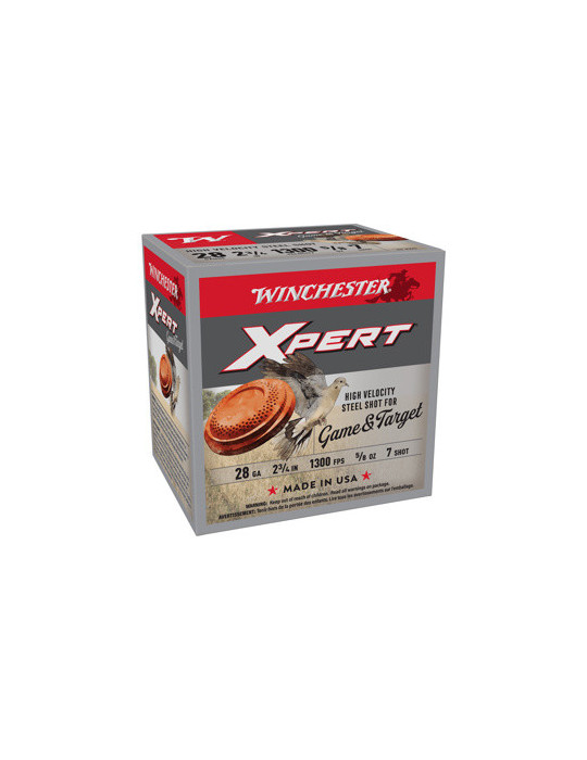 Cartouche Steel Xpert winchester 28/70 Acier *
