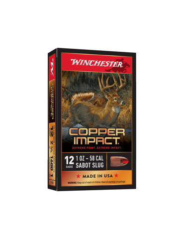 Winchester Copper Impact Slug 12/70 28 gr Lead Free