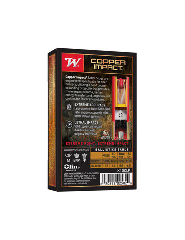 Winchester Copper Impact Slug 12/70 28 gr Lead Free 2