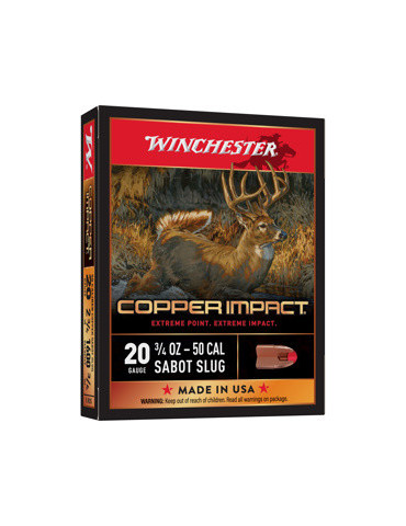 Winchester Copper Impact Slug 20/70 .21gr Lead Free