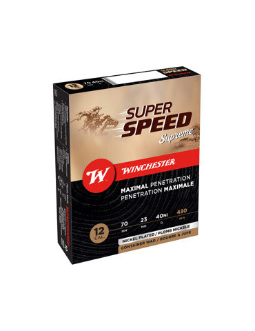 Winchester Super Speed C.12/70 40g plombs nickelés*