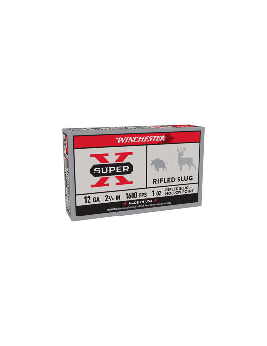 Winchester Super X Hollow Point C.12/70 cartouche à balle*